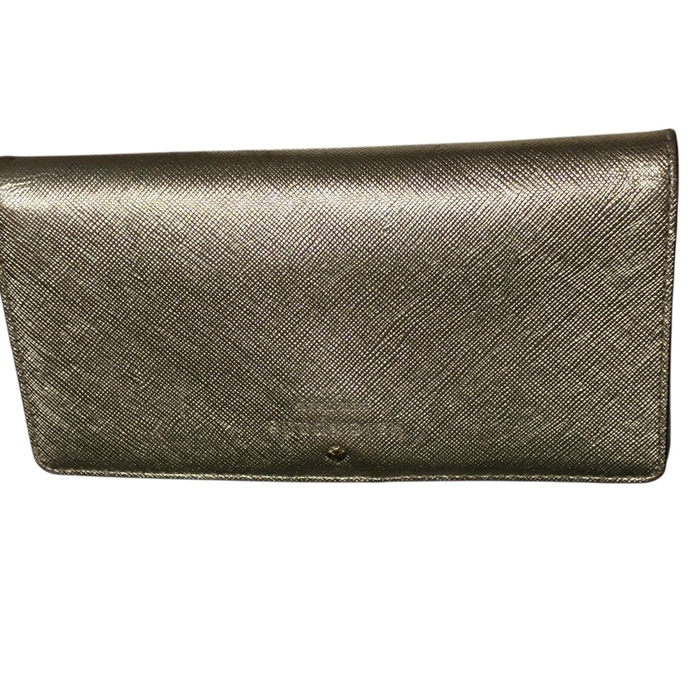 Kate Spade Taupe Leather Satchel – Structured Handbag – Size OS